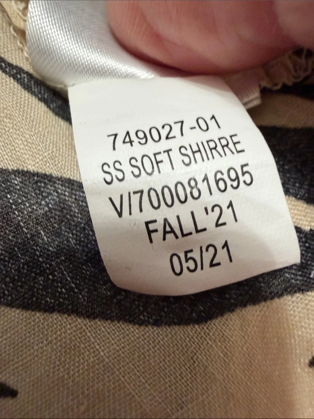 Banana Republic Zebra-Print Short Sleeve Blouse - Black & Cream